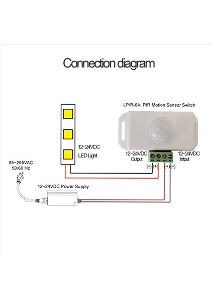 2x Pır Kızılötesi Hareket Sensörü Dedektörü Dc 12V-24V Şerit Işık Hareket Sensörü Anahtarı Dolap Dolabı Merdiven Mutfak (Yurt Dışından) modelleri