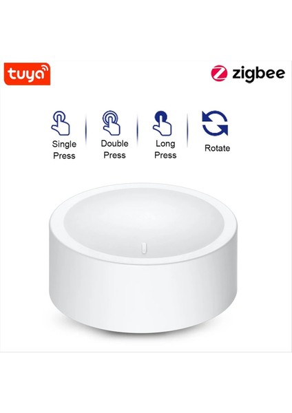 Tuya Zigbee Knob Switch Kablosuz Sahne Düğmesi Dönebilir Dimmer Switch Akıllı Ev Otomasyon Bağlantı Uzatıcısı (Yurt Dışından) modelleri