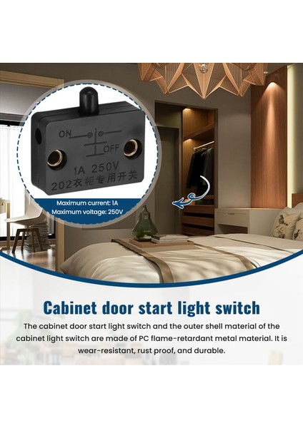6pcs Kapı LED Anahtarı Dolap Işığı Normalde Kapalı Dolap Elektrik Lambası Anahtarları Dolap Kiler Dolabı Için Siyah (Yurt Dışından) indirimleri