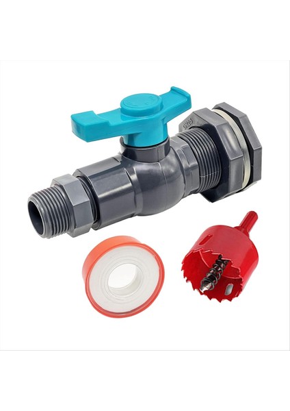 Delik Testere Yağmur Namlu Türlü Kiti Pvc Bulk Başlığı Balo Valf Diş Contası Bandı ve Bahçe 3/4in Erkek Içerir (Yurt Dışından)
