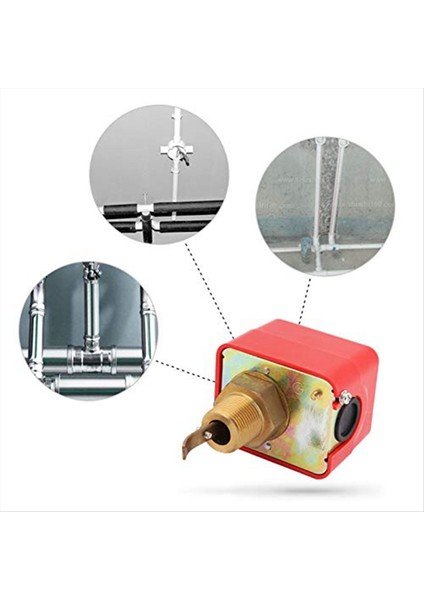 Hfs-20 R3/4 Dişli Pervane Sıvı Su Yağı Akış Sensörü Anahtarı Otomatik Kontrol Akışı Anahtarı 15A 250V (Yurt Dışından) modelleri