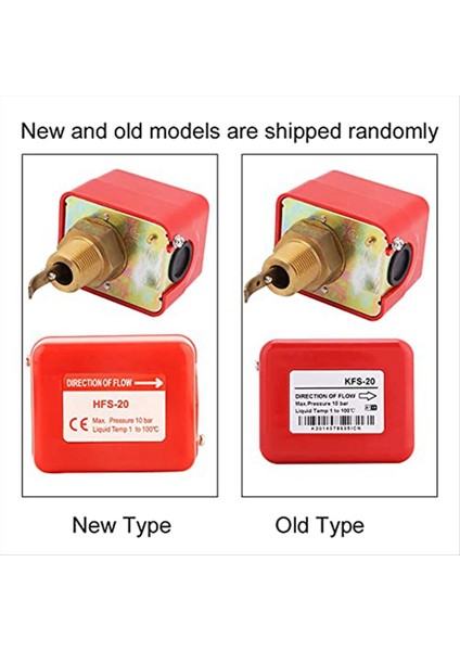 Hfs-20 R3/4 Dişli Pervane Sıvı Su Yağı Akış Sensörü Anahtarı Otomatik Kontrol Akışı Anahtarı 15A 250V (Yurt Dışından) fırsatları