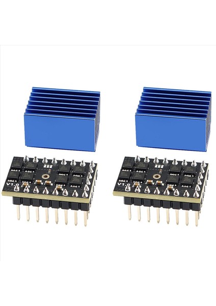 2x TMC5160 Stepper Motor Sürücü Adım Stick Spı Ses Ses Ses 60V Motor Driver Hıgh Güçlü 3D Yazıcı Parçaları (Yurt Dışından)