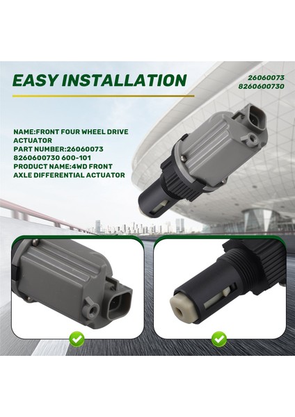 26060073 600-101 4WD Ön Dört Tekerlekten Çekişli Aktüatör Chevy Silverado Çığ K1500 K2500 Gmc Kanyon Yukon Isüzu (Yurt Dışından) indirimleri