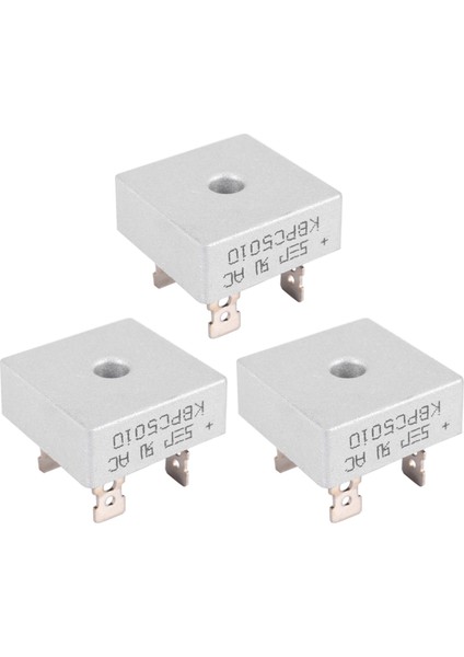 3x Tek Faz Diyot Köprüsü Doğrultucu 50A 1000V KBPC5010 Yeni (Yurt Dışından)