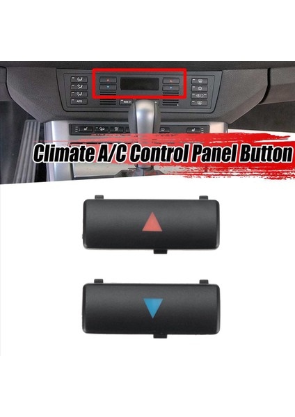 4pcs Araç Klima Klima Klima Sıcaklık Kontrol Paneli Anahtarı Bmw Için Anahtar Kapak Bmw X5 E39 E53 525I 530I 540I M5 (Yurt Dışından) fiyatları