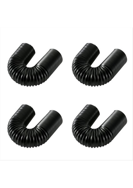 4pcs 2 5 Inç Araba Ayarlanabilir Yüksek Akışlı Esnek Turbo Soğuk Hava Giriş Sistemi Hortum Boru Tüpü 63MM (Yurt Dışından)