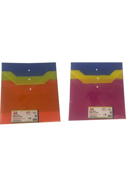 Çıtçıtlı Dosya 13 Micron Şeffaf 5 Adet