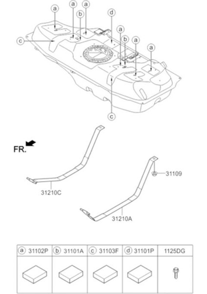 Hyundai Elantra Accent Için Ekranlı 31119-C9000 Yakıt Pompası Tüp Montajı 2016-2020 31119C9000 31119 C9000 (Yurt Dışından) fiyatları
