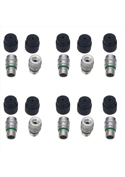 (10 Sayım) M12X1 5 Erkek Yüksek Yan A/c Şarj Port Valfi MT0105 800-955 59946 Gm 52458184 15-5438 Için Kapaklar Içerir (Yurt Dışından)