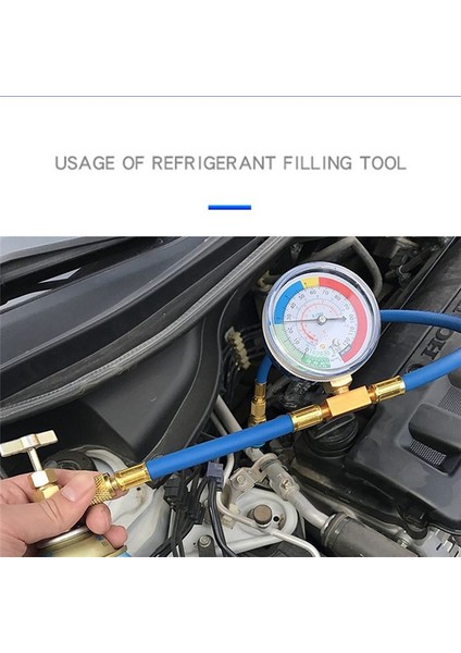 Araç Soğutucu Şarj Borusu Ölçüm Göstergesi Araç Klima Araçları Freon R134 Klima Şarj Hortumu (Yurt Dışından) fiyatları