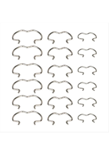18PCS 800-801 6-3/8inch 6-1/2inch 6-5/8inch Hızlı Konektör Klipsleri Tutma Şanzıman Soğutucu Hat Klipsleri (Yurt Dışından)