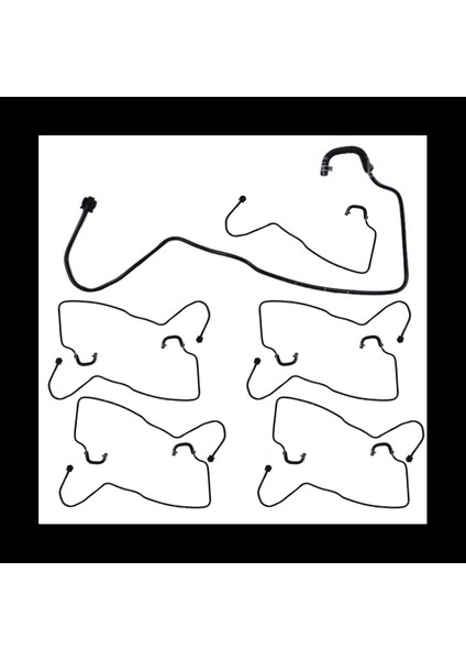 10X Radyatör Su Deposu Taşla Su Hortumu CN118C012AA Ford Fıesta Ecosport Için 1 5t 2013-2017 (Yurt Dışından)