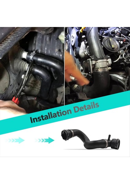 Araç Üst Radyatör Soğutucu Hortum Soğutma Su Borusu 7L8122101D 7l8 122 101 D Audi Q7 3 0l V6 2011-2015 (Yurt Dışından) indirimleri