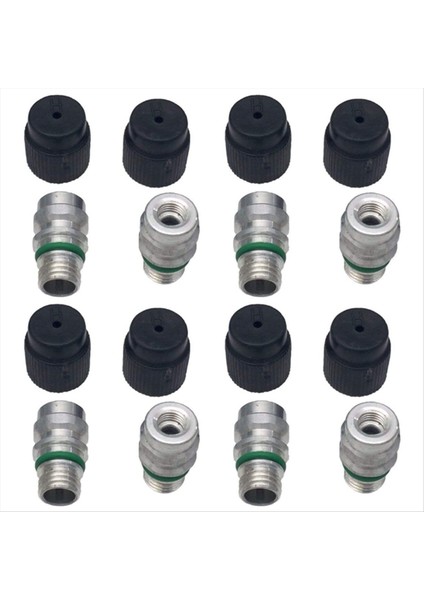 (20 Sayım) M12X1 5 Erkek Yüksek Yan A/c Şarj Port Valfi MT0105 800-955 59946 Gm 52458184 15-5438 Için Kapaklar Içerir (Yurt Dışından)