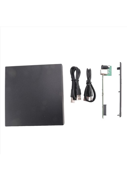 12 7mm Harici DVD Muhafaza USB 2 0 Dizüstü Bilgisayar Masaüstü Pc Optik Disk Sürücüsü Sata&#39 Ya Sata&#39 Dan Harici Dvd/cd-Rom Kılıfı (Yurt Dışından) fiyatları
