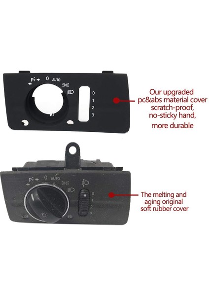 Mercedes Benz W211 E Sınıfı 320 350 550 2003-2008 D Için Far Anahtarı Kapak Paneli Trim ile Araba Gösterge Tablosu Düğmesi (Yurt Dışından) modelleri