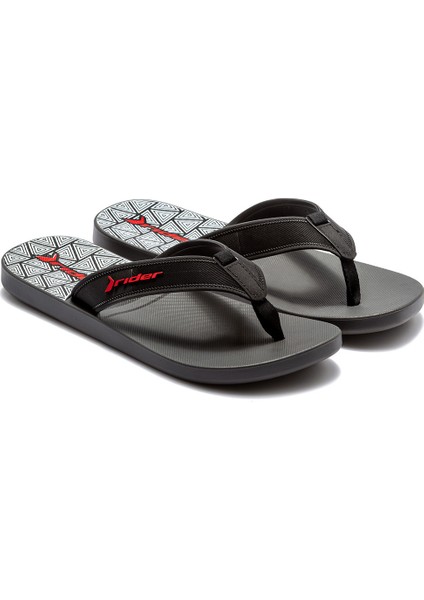 Impulse Graphics Erkek Parmak Arası Terlik Gri-Siyah 39/46 indirimleri