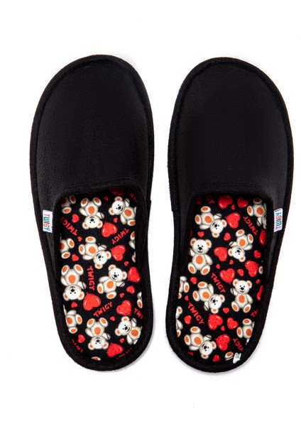 Amore Kadın Ev Terliği Siyah 36/41