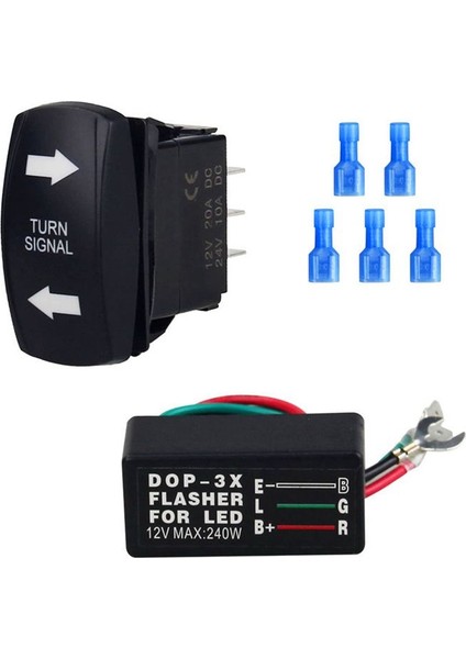12V Evrensel 3 Telli Flash Controller W/turn Sinyal Anahtarı LED Işık Flaşör Yanıdacı Rölesi Tekne Kamyonları Için Araç Atv Utv (Yurt Dışından) indirimleri