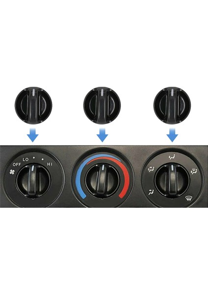 Toyota-Tundra Kamyonuna Uygun 2000-2006 Sıcaklık Kontrol Topları Arama Isıtıcıları A/c Koşul Fan Seti 355905-0C010 (Yurt Dışından) indirimleri