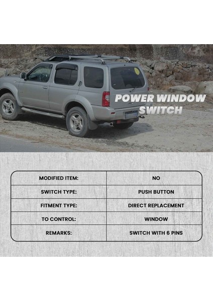 Pencere Kontrol Anahtarı Elektrik Gücü Nissan Pathfinder Infiniti 25411-0V000 (Yurt Dışından) modelleri
