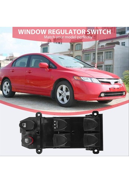 Honda Civic 2006-2010 Için Electric Master Control Güç Kaldırıcı Pencere Anahtarı 35750-SNA-A130-M1 35750SNAA130M1 Rhd (Yurt Dışından) indirimleri