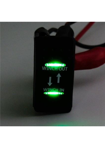 4x 12V 20A Vinç Içinde Vinç Çıkış Kapalı Rocker Anahtarı 7 Pin LED Yeşil (Yurt Dışından) indirimleri