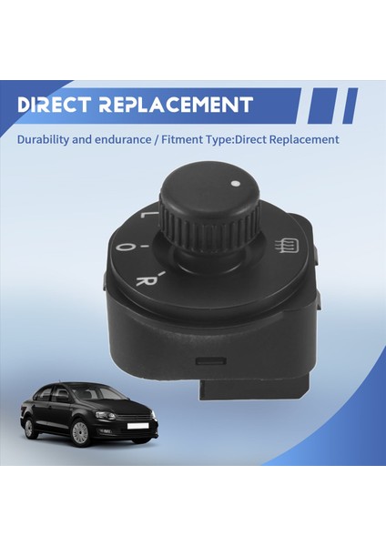 Arka Yan Ayna Anahtarı Kontrolü Ayarlama Düğmesi For-Polo 2010-2019 6R1959565F 6r1 959 565F 6R1959565A (Yurt Dışından) indirimleri