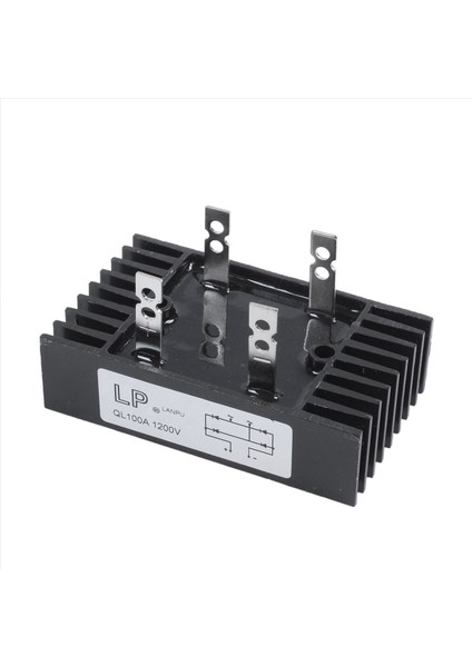 2x 100AMP 1200 Volts 4 Pim 1 Faz Diyot Köprüsü Doğrultucu QL100 Tipi (Yurt Dışından) fiyatları