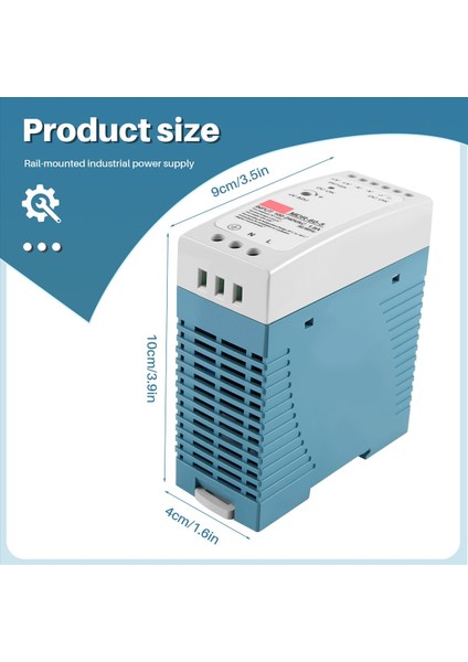 Mdr-60 5V 60W Dın Demiryolu Güç Kaynağı Ac-Dc Sürücü Voltaj Regülatör Güç Suply 110V 220V (Yurt Dışından) fırsatları