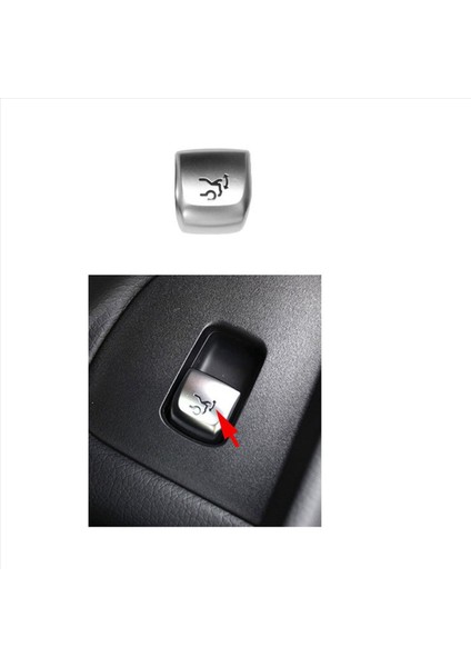 3x Arka Bagaj Anahtarı Kontrol Düğmesi Bagaj Onarım Düğmesi Mercedes Benz C E Glk Sınıfı W205 W253 W213 W222 (Standart) (Yurt Dışından)