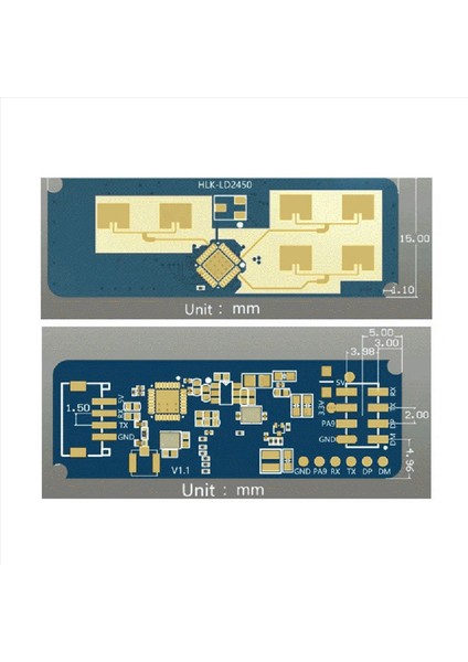 3x HLK-LD2450 24G Akıllı Ev Dalgası Insan Vücudu Hareket Hedef Izleme Radar Sensör Modülü Test Mesafesi Açısı Hızı (Yurt Dışından) indirimleri