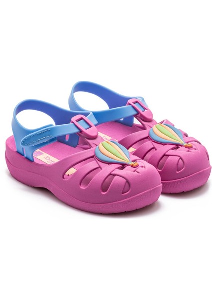 Summer Çocuk Sandalet Lila-Mavi 19/29 DD0452