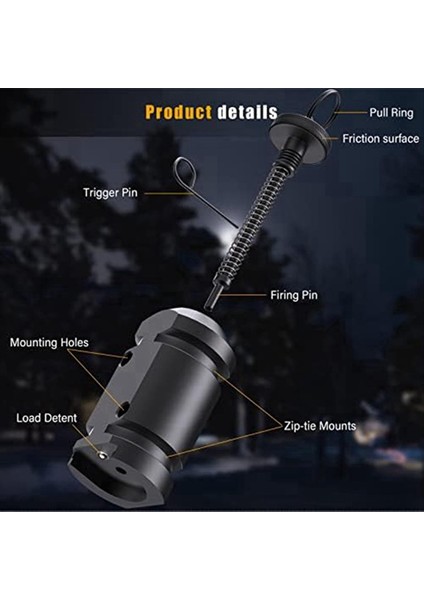 6pcs Çevre Gezisi Alarmı Gezi Alarmı 12 Gauge Kamp Gezisi Tel Alarm Cihazı Ayı Caydırıcı Kamp Güvenlik Gezisi Alarmı (Yurt Dışından) modelleri