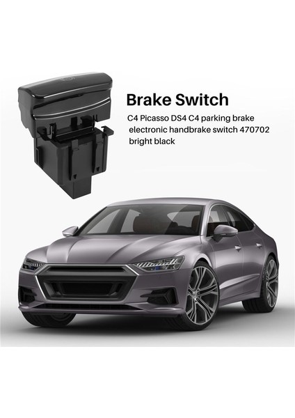 Peugeot Citroen C4 Picasso Ds4 C4 Park Freni Handbrake El Fren Anahtarı 470702 Parlak Siyah (Yurt Dışından) indirimleri