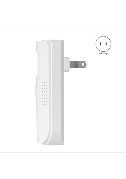 Karbon Monoksit Dedektörü Alarm Fotoelektrik Sensör LCD Plug-In Co Zehirleme Alarm Sesi + Flash Uyarı (2pcs) Abd Fişi (Yurt Dışından)