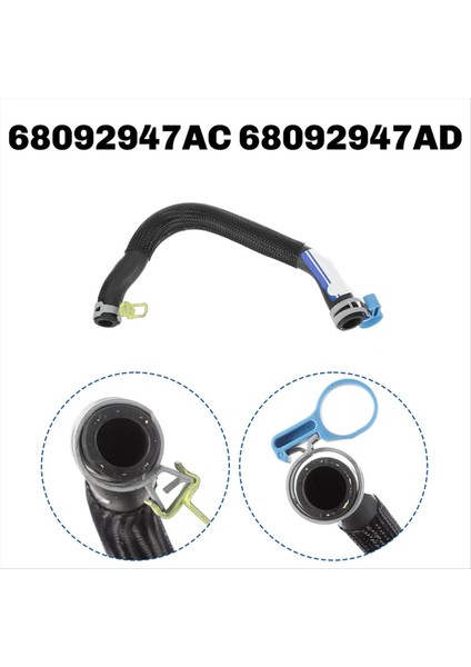 Araba Yağı Soğutucu Çıkış Hortumu Yağ Radyatör Hortumu 68092947AC 68092947 Jeep Wrangler Için 2012-2018 (Yurt Dışından) modelleri