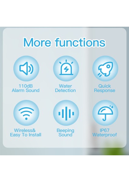 IP67 Su Dalma Sensörü Tuka Zigbee Sel Su Sızıntısı Dedektörü Akıllı Alarm Güvenliği Smart Home Için Soyma Sensörü (Yurt Dışından) fırsatları