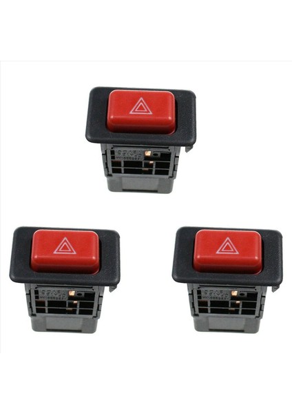 3x MB652291 Tehlike Uyarı Işıkları Mitsubishi Pajero Için Switch Push Düğmesi Shogun Mk2 1991-1995 1996 1997 1998 1999 (Yurt Dışından)