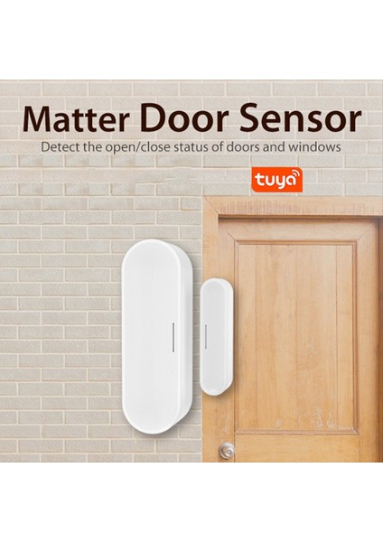 Tuka Matter Iplik Kapısı Pencere Sensörü USB Güçlü Akıllı Ev Kablosuz Dedektörü Homekit Alexa Google Home ile Çalışıyor (Yurt Dışından) fırsatları