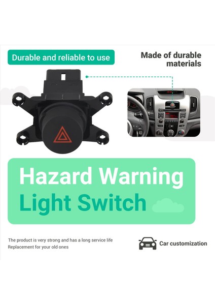 Araba Tehlike Uyarı Anahtarı Acil Durum Işığı Anahtarı Kia Cerato Forte Için Çift Flaş Düğmesi 2009 2012 2012 937901M000 (Yurt Dışından) fırsatları