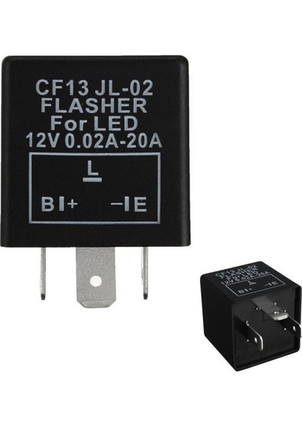 2x Araba 3 Pimli Cf-13 LED 12V Flasher Röle Dönüş Sinyali Yanıp Sönmesi Için Düzeltme (Yurt Dışından) indirimleri