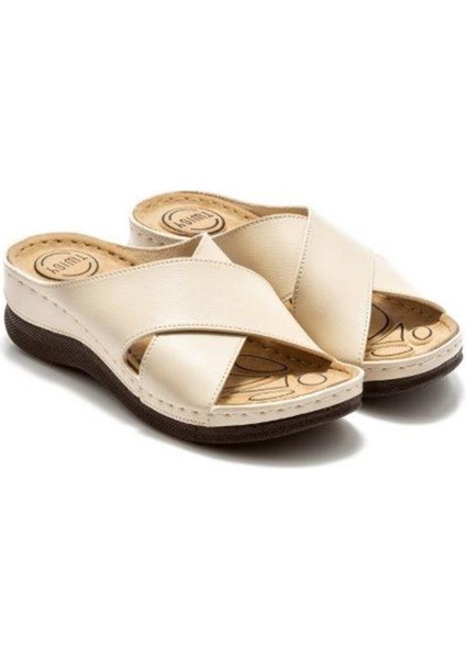 Duygu Kadın Terlik Bej 36/40 indirimleri