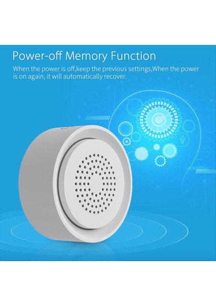 Tuka Alarm Akıllı Siren Wifi Alarm Sensörü Ses Işık Uyarısı USB Alexa Google Home Için Uyumlu Akıllı Sensör (Yurt Dışından)