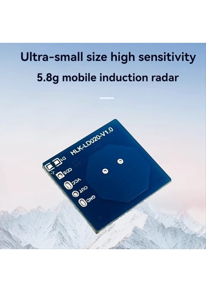 LD020 5 8g Insan Varlığı Radar Sensör Modülü Ultra Small Boyutu Yüksek Hassasiyet Radar Sensörü (Yurt Dışından) modelleri