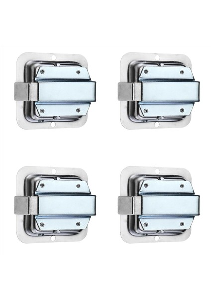 4x Paslanmaz Çelik Kamyon Rv Alet Kutusu Kilit Römork Kapısı Kolu Mandal 8 Anahtarlı Hırsızlık Önleyici Kürek Kilitleri (Yurt Dışından)