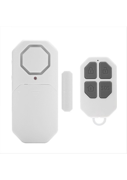 Kablosuz Kapı ve Pencere Alarmı 140DB Çok Fonksiyonlu Uzak Kapı Kapı Manyetik Alarm Ev Güvenliği Anti-Hırsızlık (Yurt Dışından)