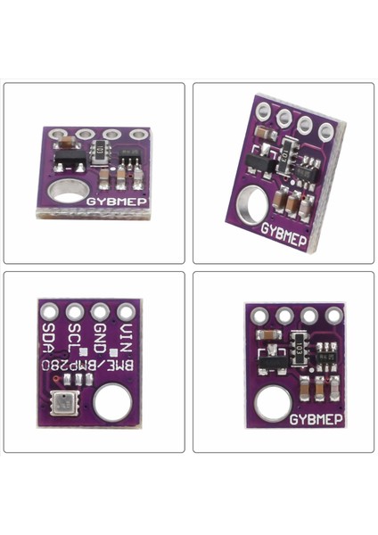 3pcs BME280 5V Dijital Sensör Sıcaklık Nemi Barometrik Basınç Sensör Modülü I2C Spı BME280 Sensör Modülü (Yurt Dışından)