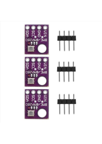 3pcs BME280 5V Dijital Sensör Sıcaklık Nemi Barometrik Basınç Sensör Modülü I2C Spı BME280 Sensör Modülü (Yurt Dışından) fiyatları